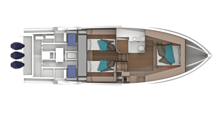 IY43 - Lower deck 3 engines